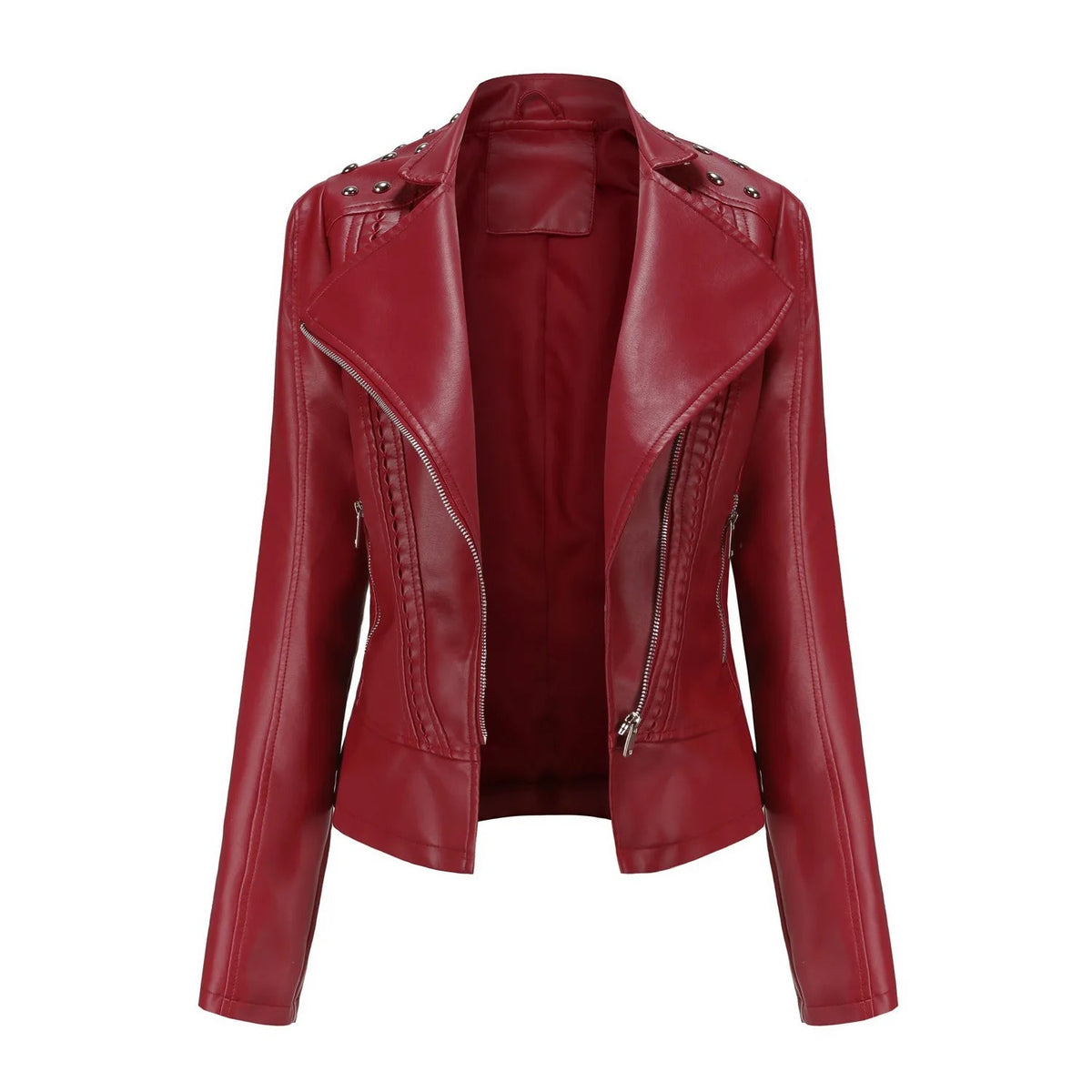 Jaqueta Feminina Fashion Style Estilo Biker com Zíper - (Promoção de Inverno 2026)