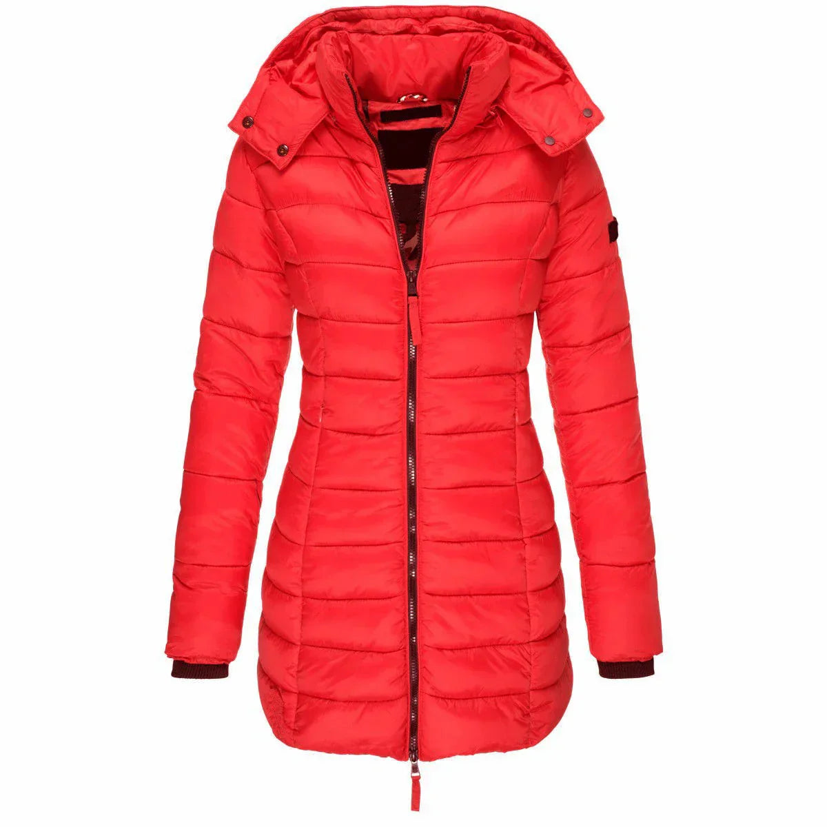 Casaco Feminino de Inverno com Capuz e Zíper - Acolhedor, Elegante e Leve - (Promoção de Inverno 2026)