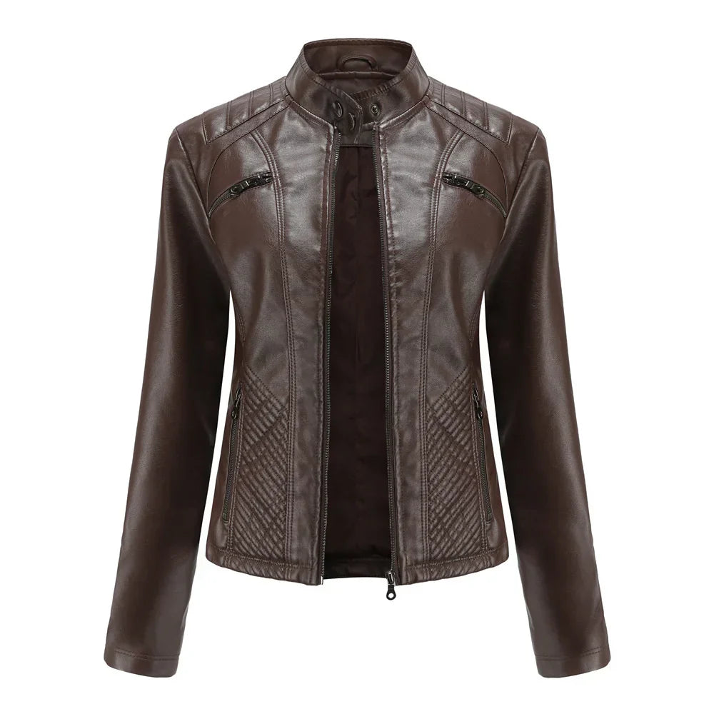 Jaqueta Feminina Casual com Zíper Estilo Streetwear - (Promoção de Inverno 2026)