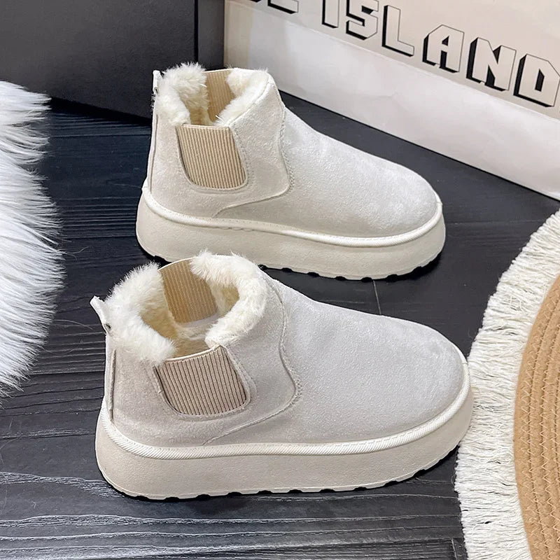 Bota Feminina Para Inverno Impermeável Antiderrapante com Forro