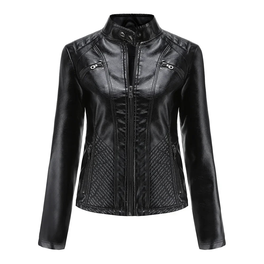 Jaqueta Feminina Casual com Zíper Estilo Streetwear - (Promoção de Inverno 2026)