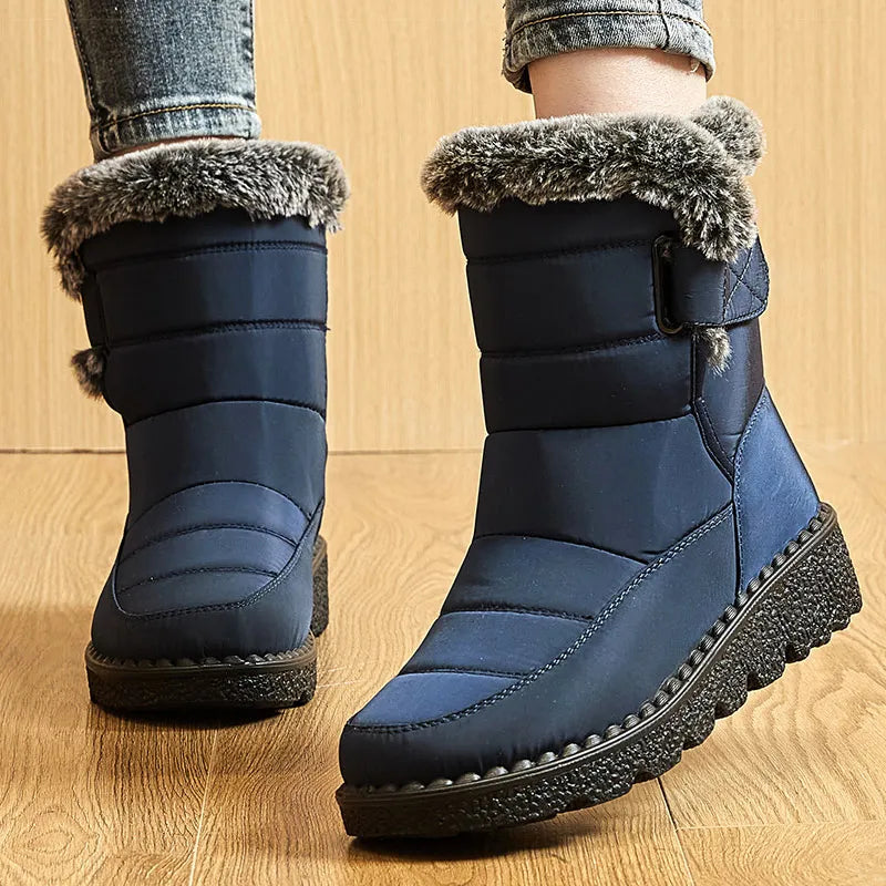 Bota Feminina Para Inverno Impermeável Salto Baixo - (Promoção de Inverno 2026)