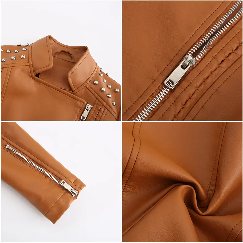 Jaqueta Feminina Fashion Style Estilo Biker com Zíper - (Promoção de Inverno 2026)