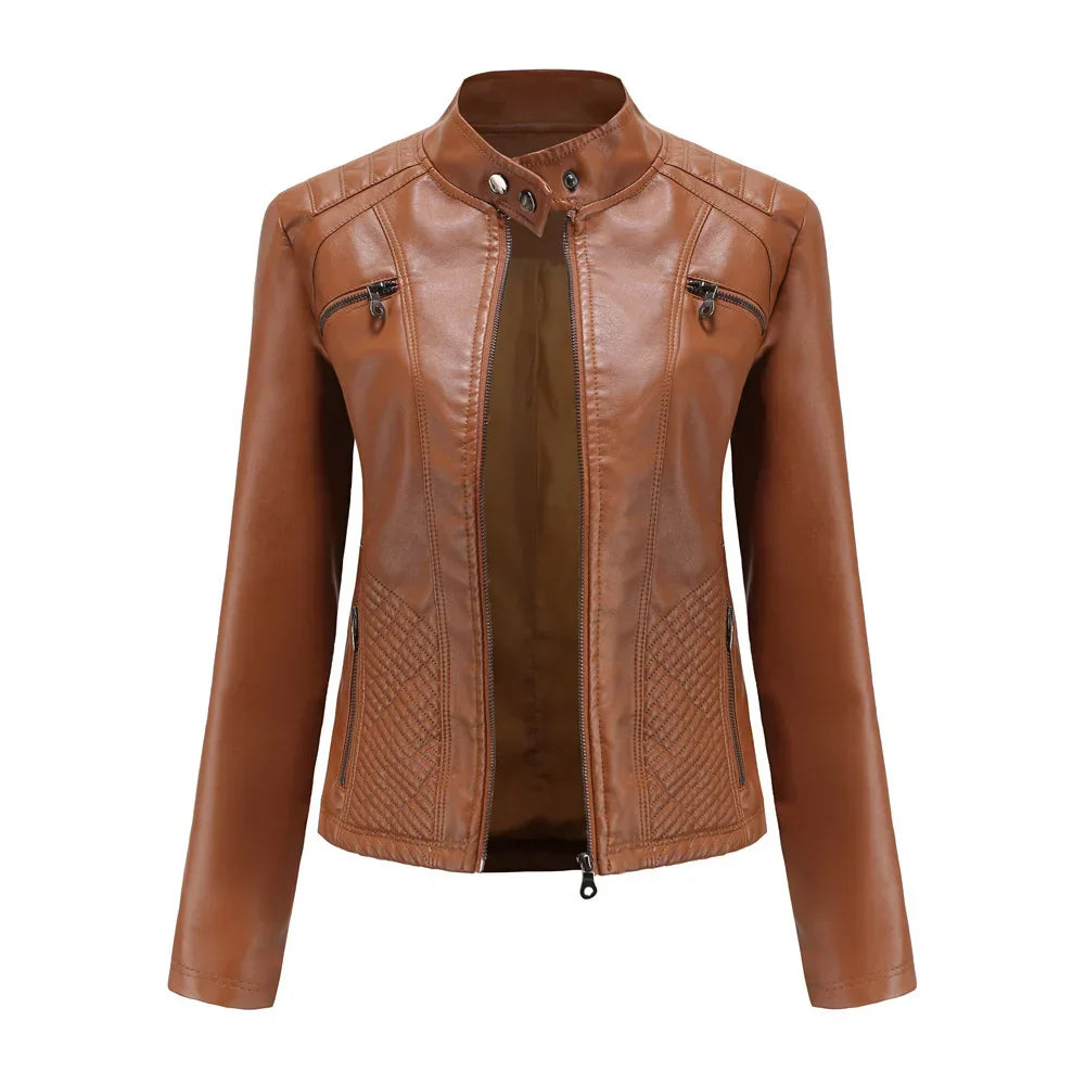 Jaqueta Feminina Casual com Zíper Estilo Streetwear - (Promoção de Inverno 2026)