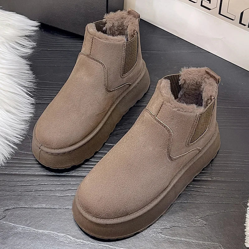 Bota Feminina Para Inverno Impermeável Antiderrapante com Forro