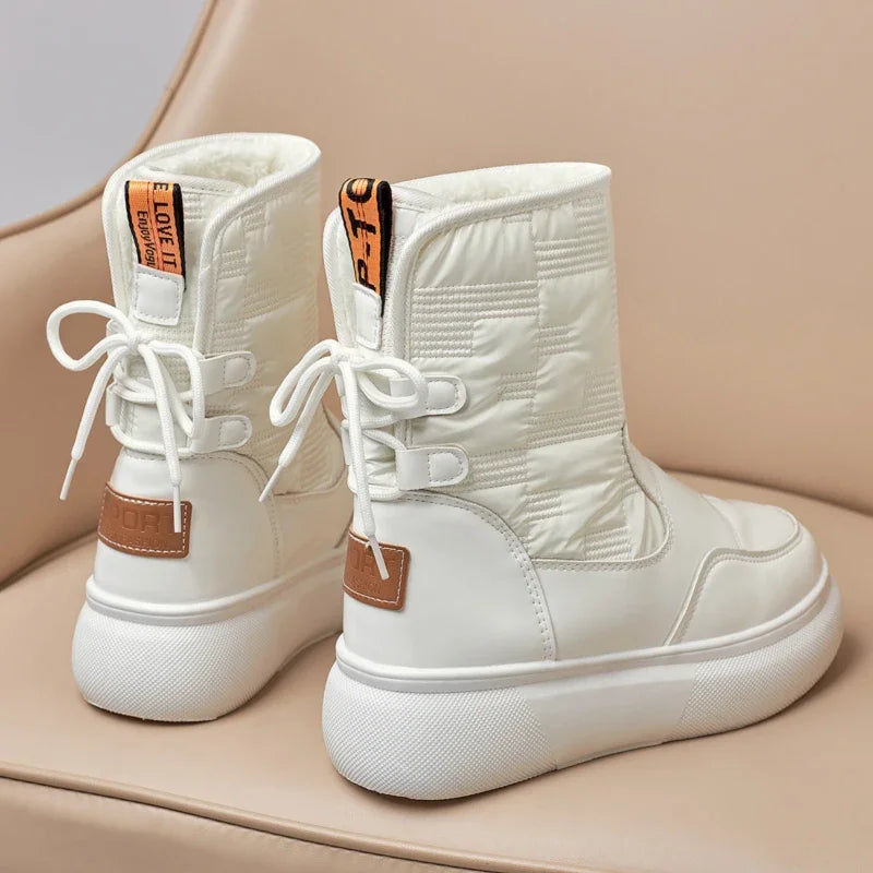 Bota Glacial All-Terrain com Detalhes em Couro