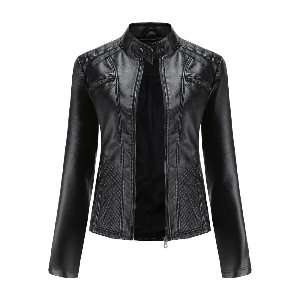 Jaqueta Feminina Casual com Zíper Estilo Streetwear - (Promoção de Inverno 2026)