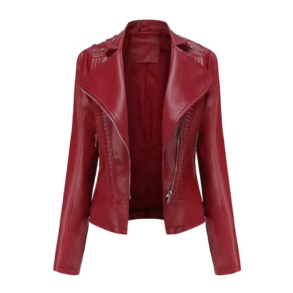 Jaqueta Feminina Fashion Style Estilo Biker com Zíper - (Promoção de Inverno 2026)