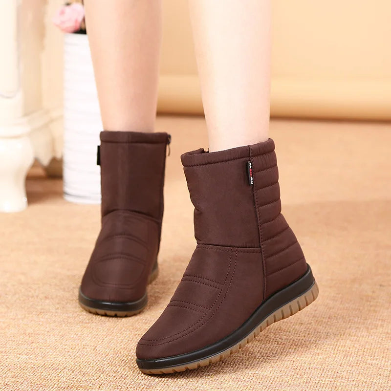 Bota Curta Feminina Para Inverno Impermeável Antiderrapante Proteção e Conforto – (Promoção de Inverno 2026)