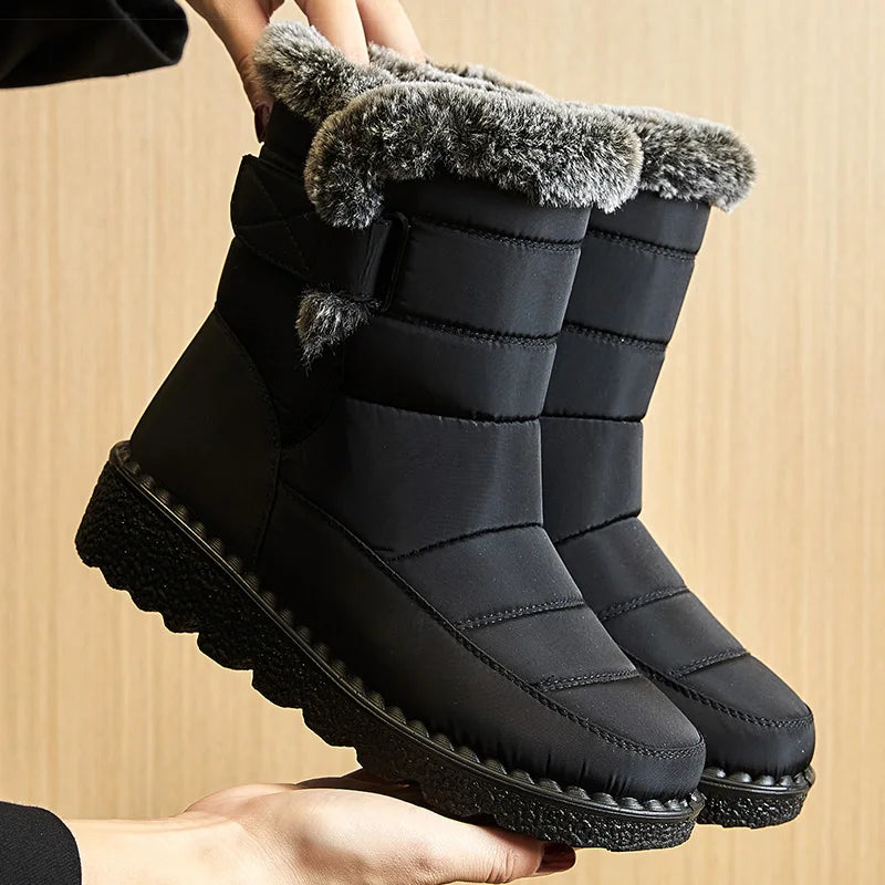 Bota Feminina Para Inverno Impermeável Salto Baixo - (Promoção de Inverno 2026)