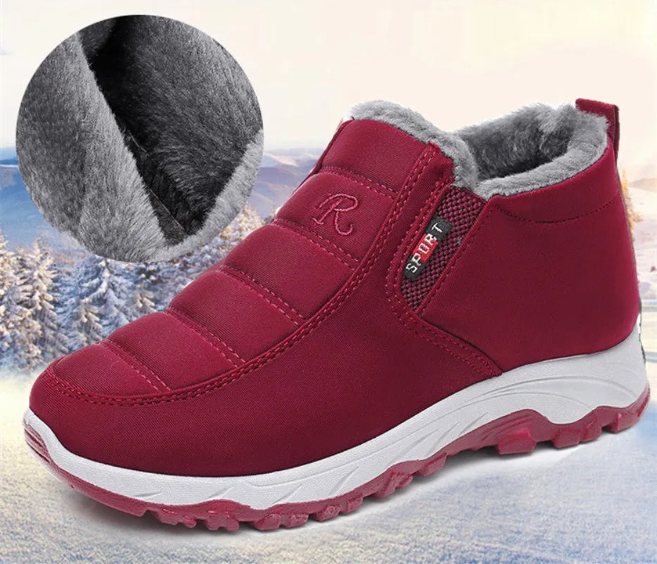 Bota Unissex Para Inverno Impermeável com Forro