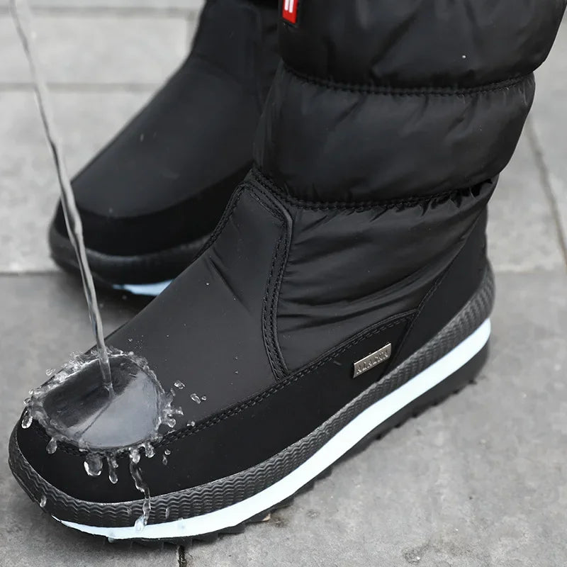 Bota Feminina Para Inverno Meio-Cano Impermeável (Promoção de Inverno 2026)