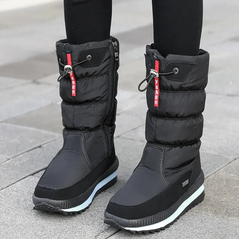 Bota Feminina Para Inverno Meio-Cano Impermeável (Promoção de Inverno 2026)