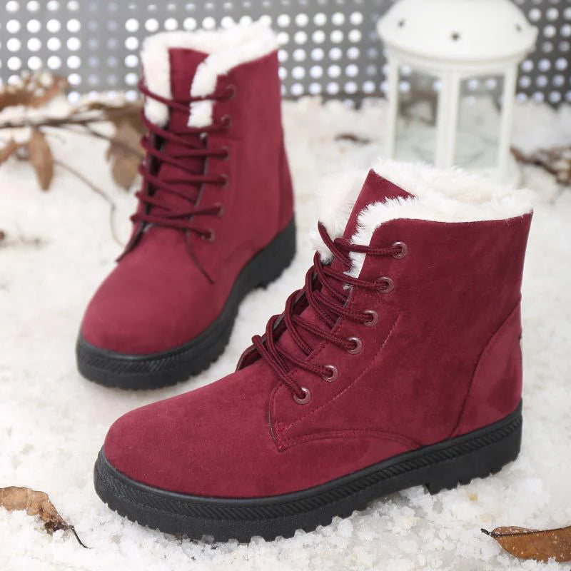 Bota Feminina Para Inverno com Plataforma Confortável