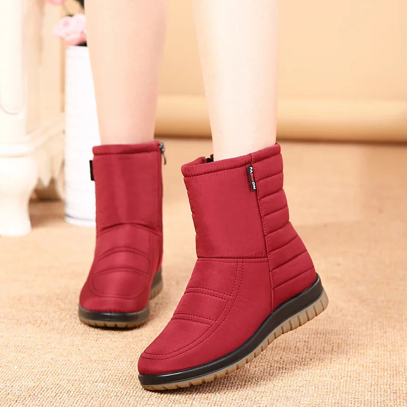 Bota Curta Feminina Para Inverno Impermeável Antiderrapante Proteção e Conforto – (Promoção de Inverno 2026)