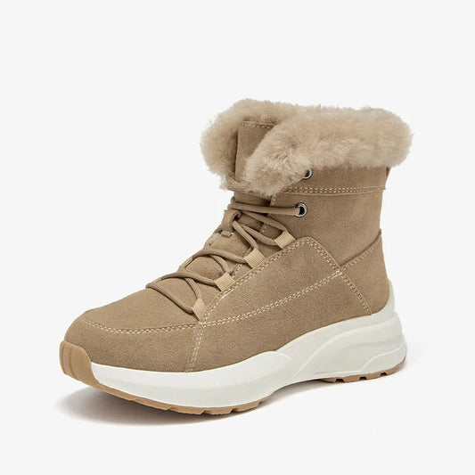 Bota Feminina Cano Curto com Solado Grosso e Amarração – (Promoção de Inverno 2026)
