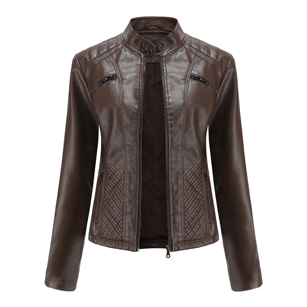 Jaqueta Feminina Casual com Zíper Estilo Streetwear - (Promoção de Inverno 2026)