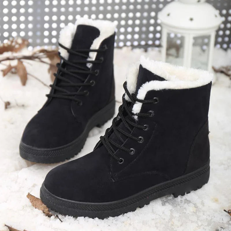 Bota Feminina Para Inverno com Plataforma Confortável