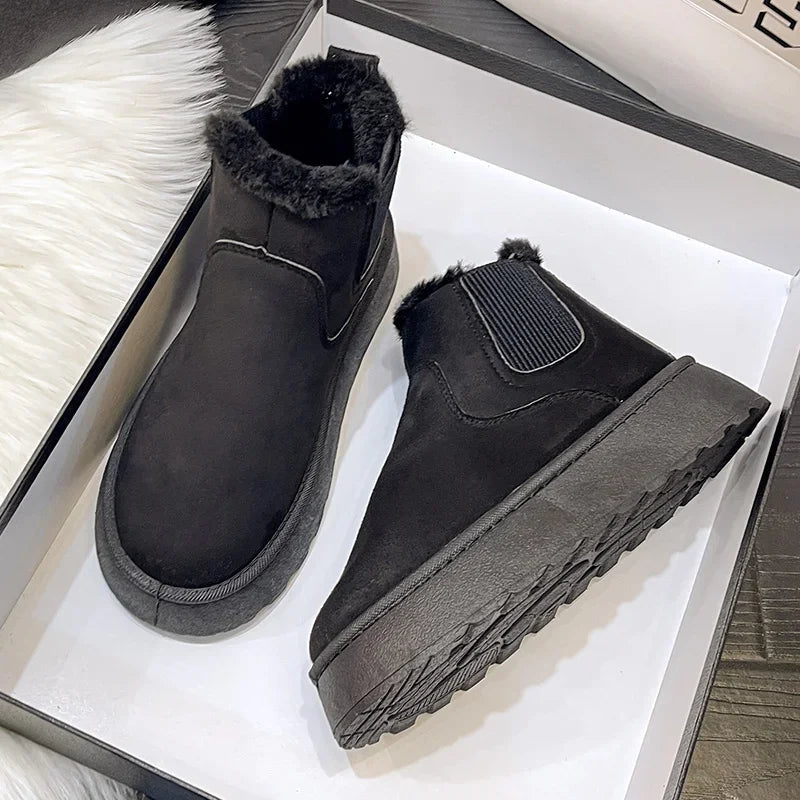 Bota Feminina Para Inverno Impermeável Antiderrapante com Forro