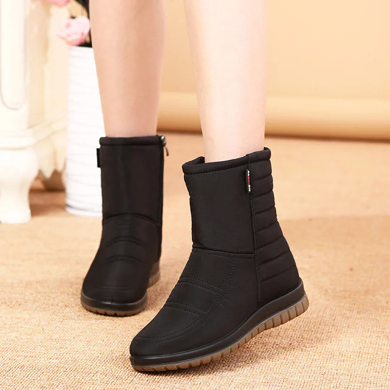 Bota Curta Feminina Para Inverno Impermeável Antiderrapante Proteção e Conforto – (Promoção de Inverno 2026)