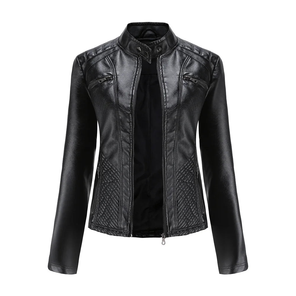 Jaqueta Feminina Casual com Zíper Estilo Streetwear - (Promoção de Inverno 2026)