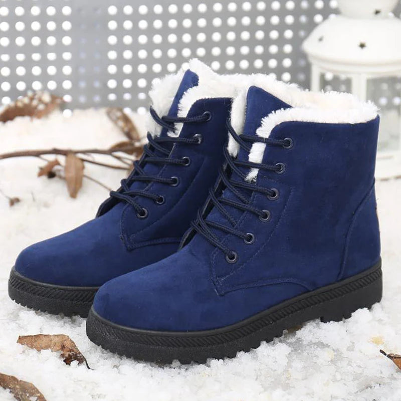 Bota Feminina Para Inverno com Plataforma Confortável